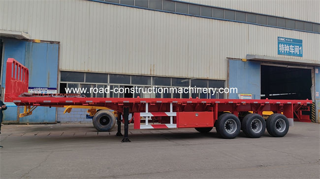 Latest company case about 2 Units Flatbed Trailers Were Exported to South America