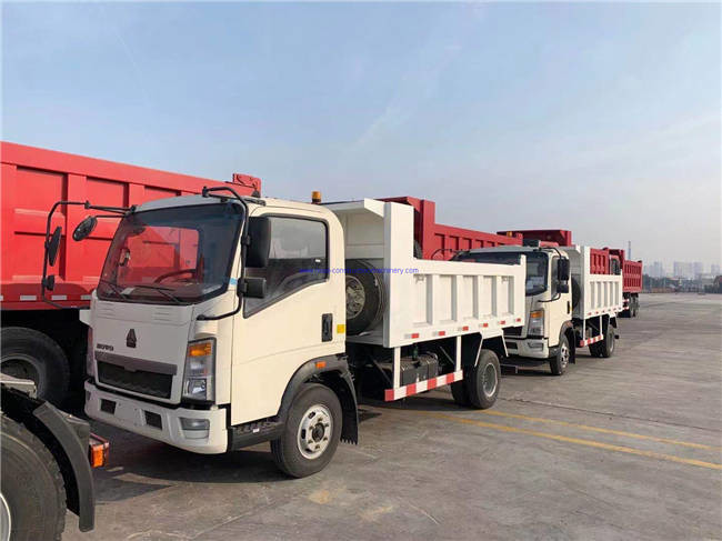 Latest company case about DRC- 2 Units HOWO 5 Ton Light Duty Dump Trucks