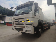 Howo 6x4 400hp 24m3 3 Compartments Fuel Tanker Truck With 22m3 Oil Trailer