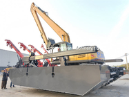 XCMG Amphibious Excavator XE215SLL With 17M Long Reach Boom Isuzu Engine