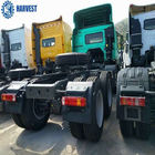 Curb Weight 9180kg 6x4 371hp Sinotruk Prime Mover With 12R24 Tyres