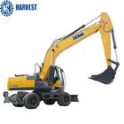 XE210WB Max Digging Height 9000mm 135kw 0.86cbm XCMG Wheel Excavator