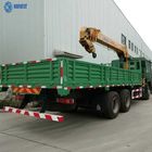 7000x2300x600mm Cargo Box Sinotruk Howo 6x4 336hp 10 Ton Truck Mounted Crane