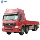 8600x2300x600mm Sinotruk Howo 8x4 Diesel 371hp Side Wall Heavy Duty Cargo Truck