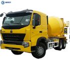 10m3 Capacity SINOTRUK A7 6x4 371hp Concrete Mixer Truck With Top Reducer