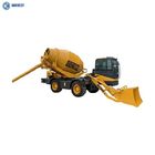 4M3 Capacity 95kW Engine Industrial HY400 Self Loading Concrete Mixer Truck