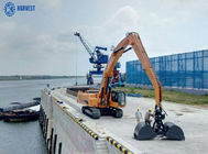 Grab Volume 3m3 52 Ton Material Handling Excavator For Port