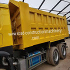 Used yellow Dump Truck  power 371hp Sinotruk Howo 6x4 Working in Nigeria Congo