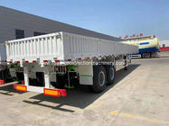 ADR 40/60ton Side Wall Semi Trailer 1310mm Axlebase For Cargo Truck