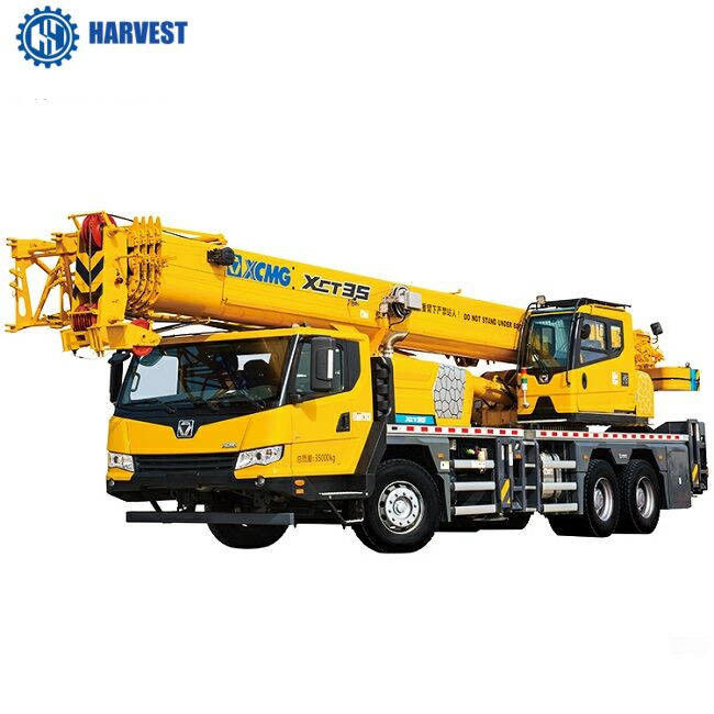 56.8m Max Lifting Height XCMG XCT35 35t Mobile Crane Truck For Construction