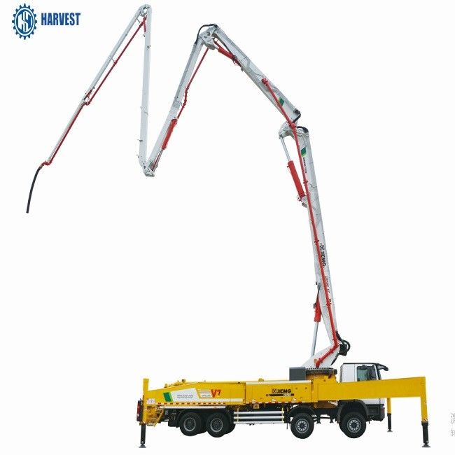 HB58K Filling Height 1540mm XCMG 6 Section 58m Concrete Pump Truck