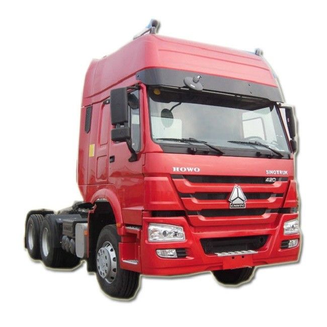 Curb Weight 9180kg 420hp High Roof Sinotruk Howo 6x4 Tractor Head