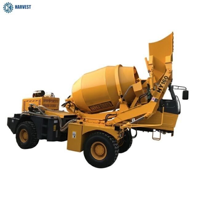 60kW 5.5ton Harvest HY160 Small 1.6m3 Self Loading Cement Mixer
