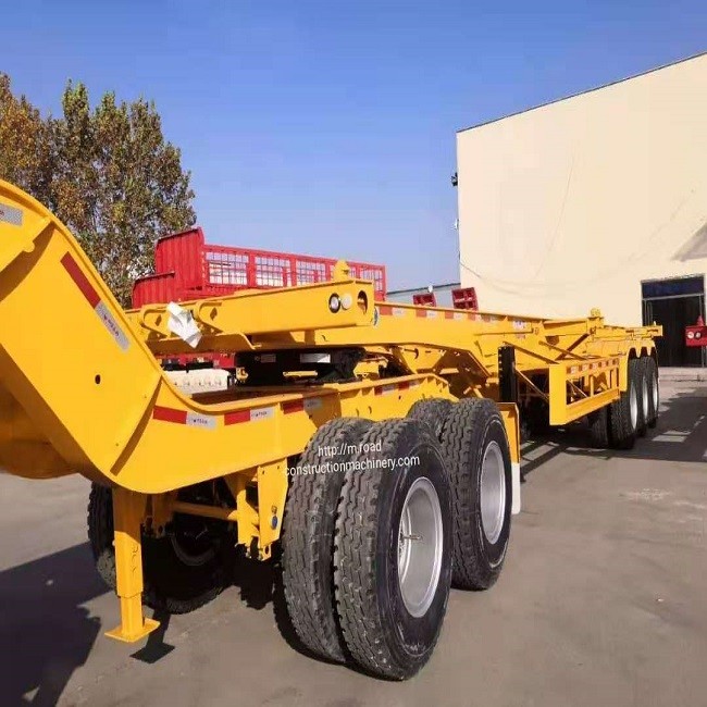 Steel 70 Ton CIMC Container Trailer 12R22.5 Tire With Dolly